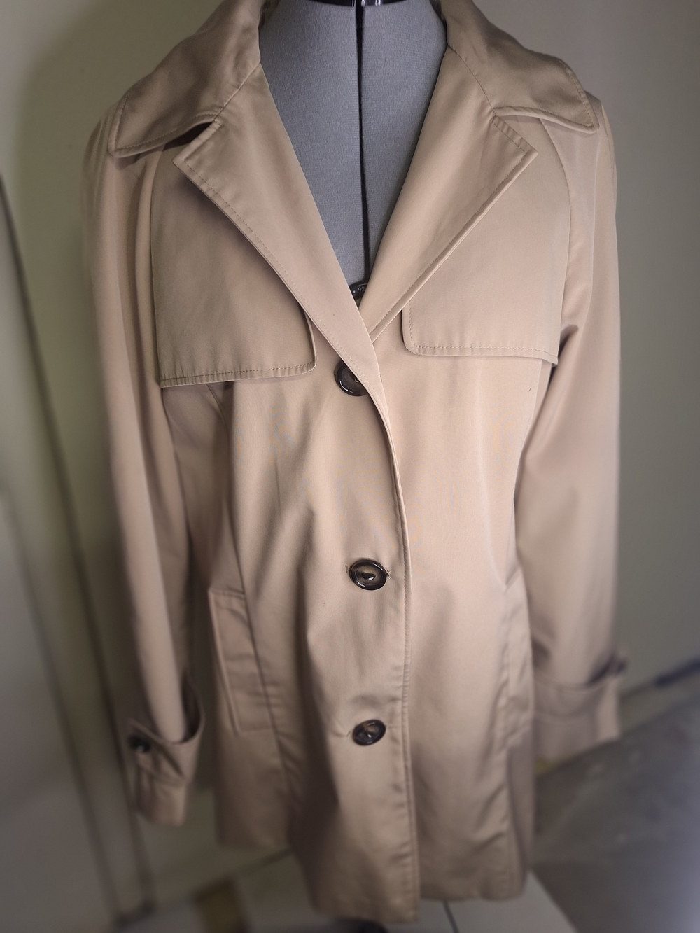 Calvin Klein Light Beige Trench Coat